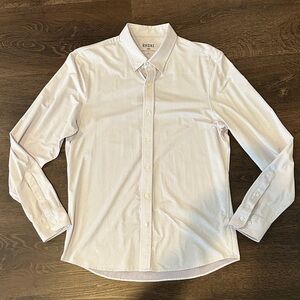 Rhone Slim Fit Commuter Men's Red Blue Micro Dot Dress Shirt